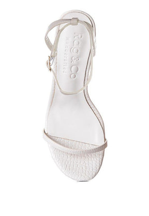 Rag Company - Blondes Croc High Heeled Sandal - Encompass Boutique