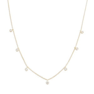 HONEYCAT - Crystal Bezel Stardust Necklace