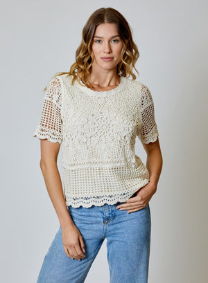 Design History - Crochet Top - Encompass Boutique