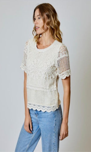 Design History - Crochet Top - Encompass Boutique