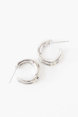 Lovoda - Duple Hoop Earrings