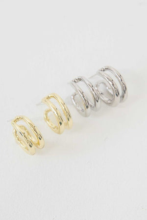 Lovoda - Duple Hoop Earrings