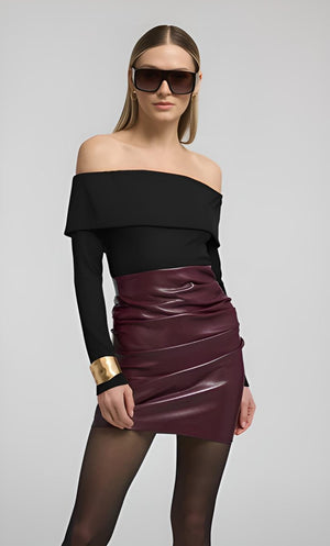 Generation Love - Mila Vegan Leather Skirt - Encompass Boutique