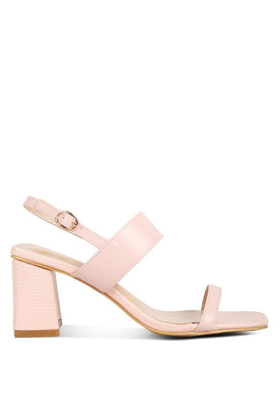 Rag Company - Kirk Elasticated Gussets Block Heel Sandals