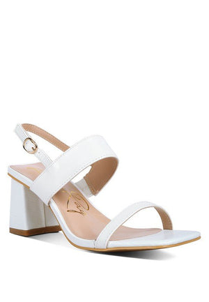 KIRK Elasticated Gussets Block Heel Sandals - Encompass Boutique