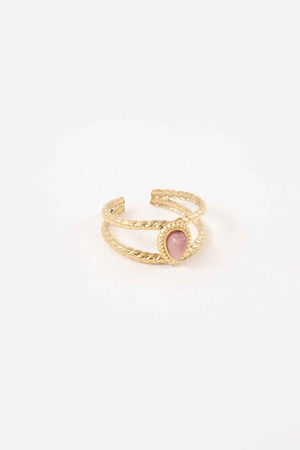 Lovoda - Mauve Adjustable Ring