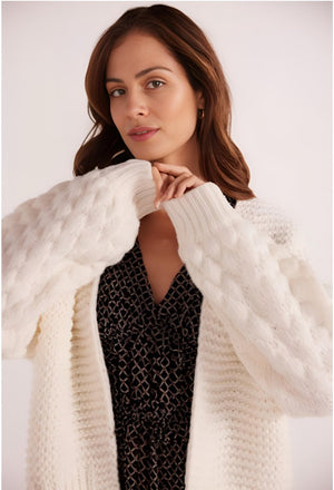 MINKPINK - Abby Textured Knit Cardigan - Encompass Boutique