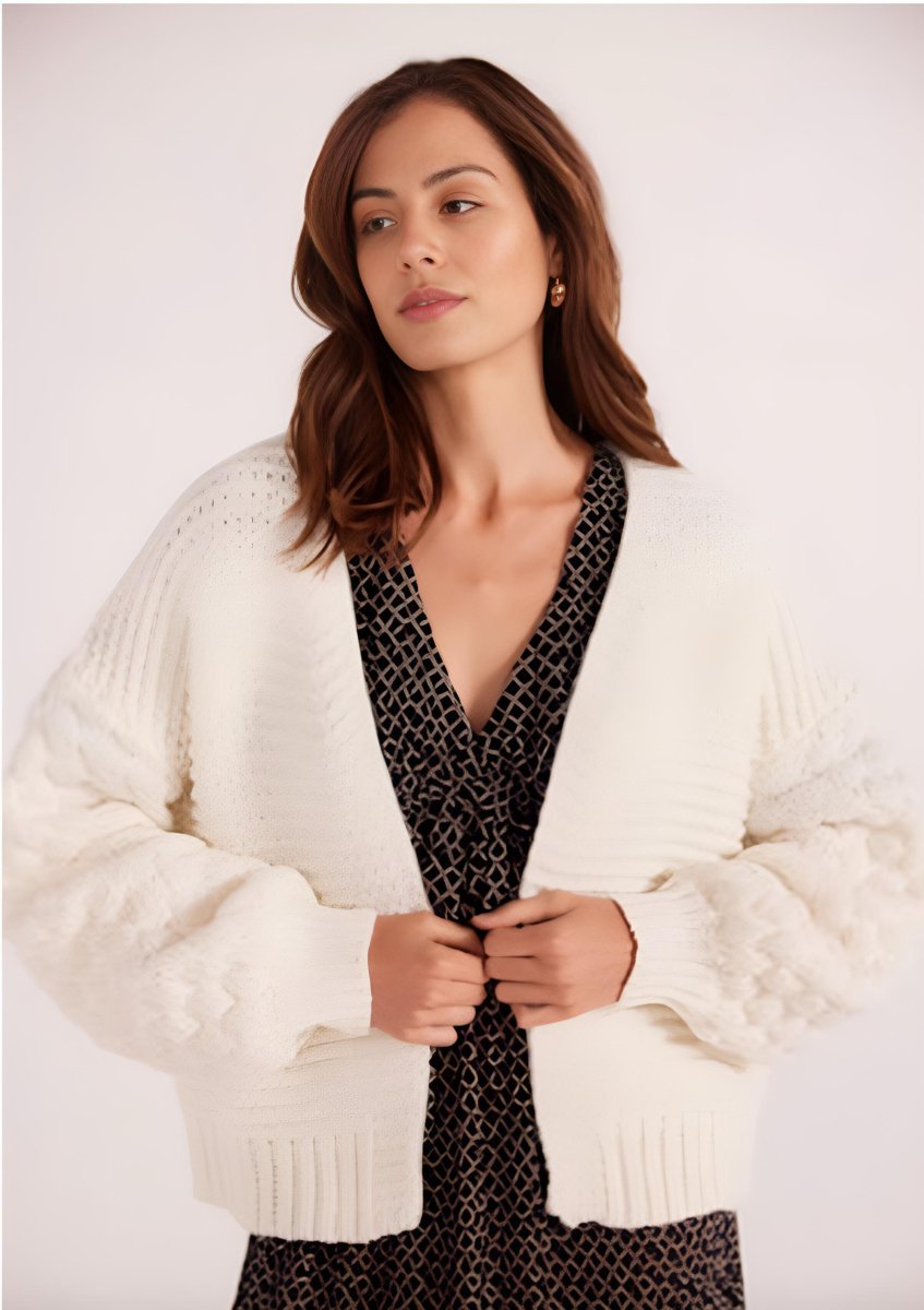 MINKPINK - Abby Textured Knit Cardigan - Encompass Boutique