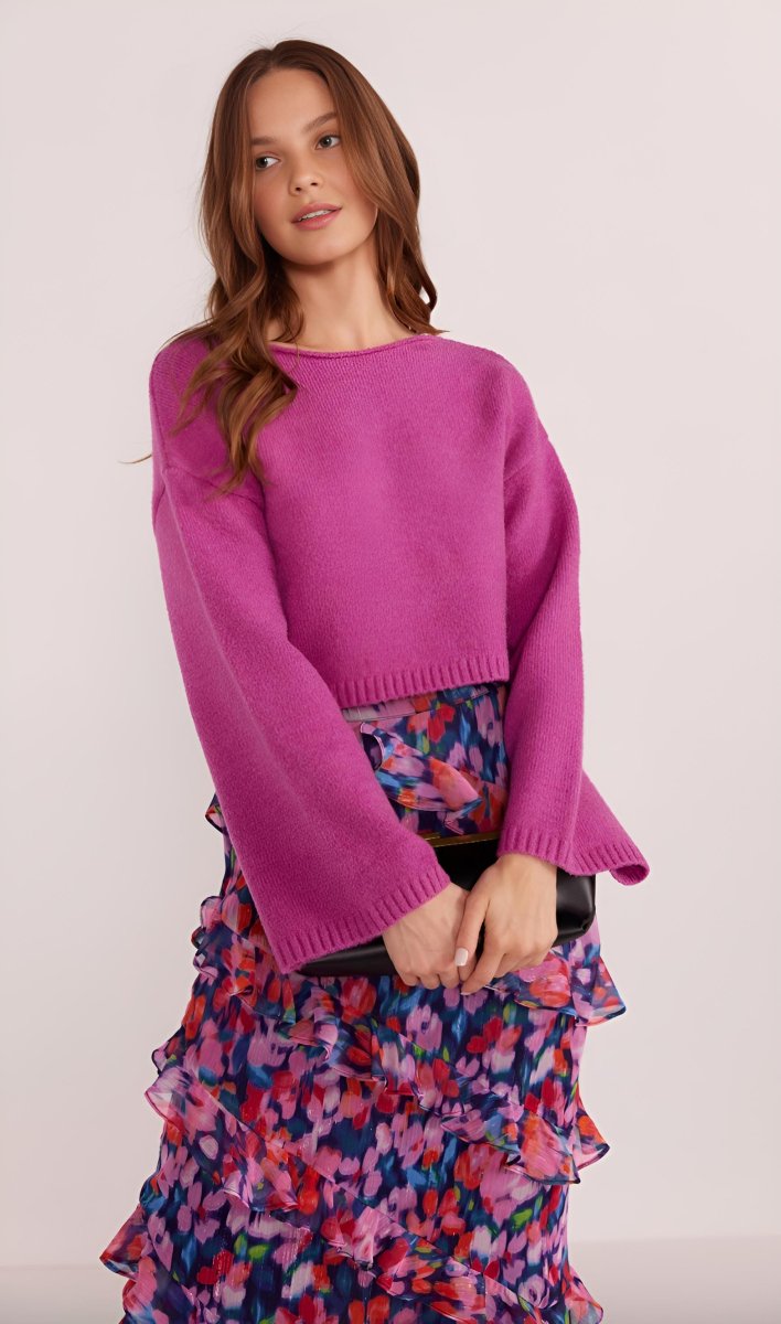 MINKPINK - Elissa Cropped Sweater - Encompass Boutique