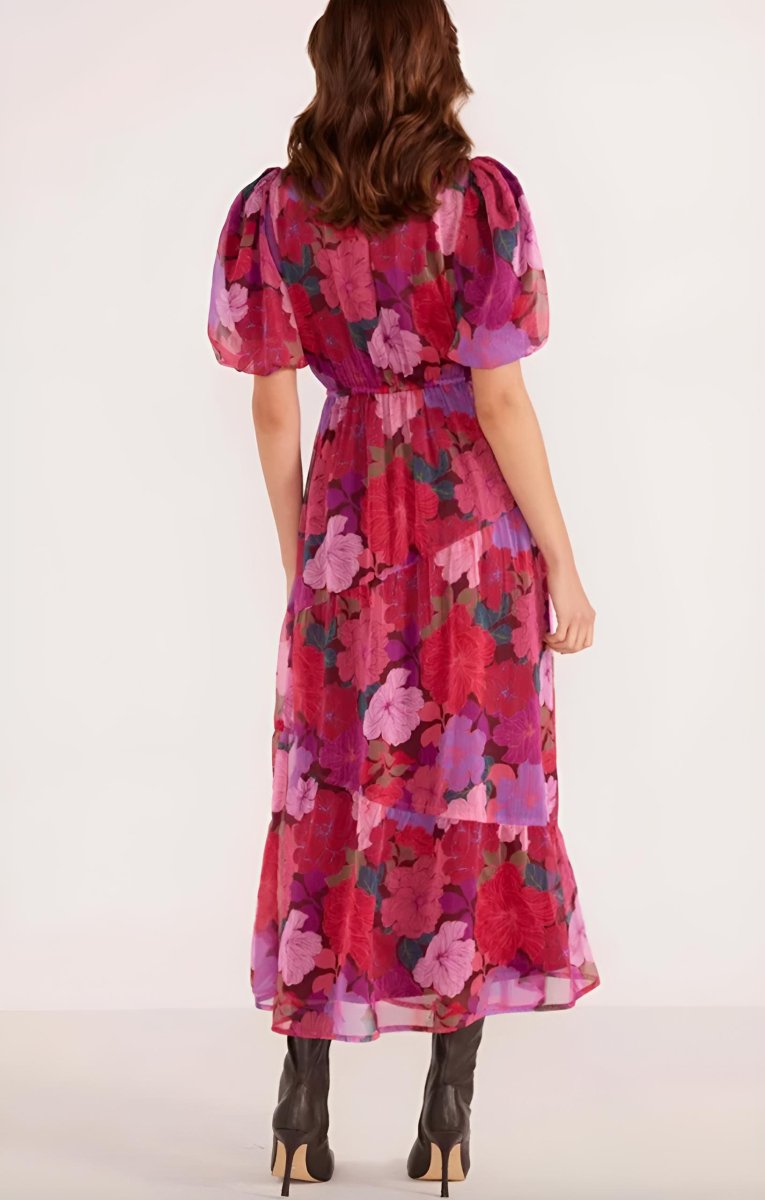 MINKPINK - Lexie Tiered Midi Dress - Encompass Boutique