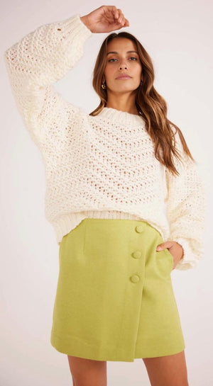 MINKPINK - Luna Zig-Zag Knit Jumper - Encompass Boutique