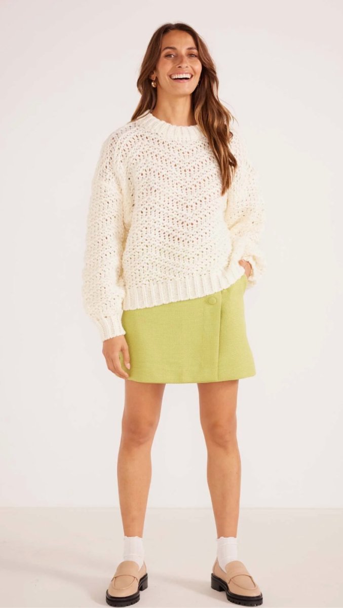 MINKPINK - Luna Zig-Zag Knit Jumper - Encompass Boutique