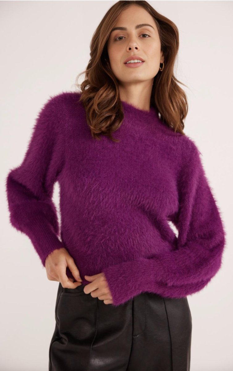 MINKPINK - Millie Fluffy Knit Sweater - Encompass Boutique