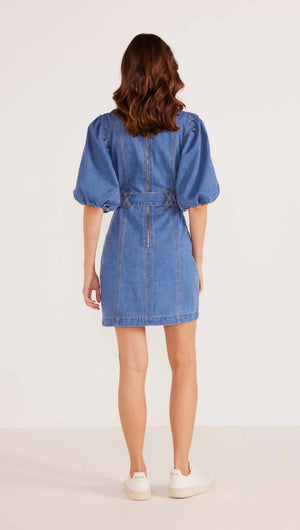 MINKPINK - Peyton Denim Mini Dress - Encompass Boutique