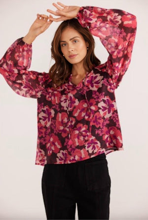 MINKPINK - Savannah Long Sleeve Blouse - Encompass Boutique