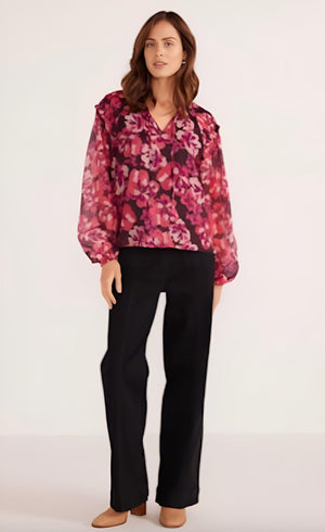 MINKPINK - Savannah Long Sleeve Blouse - Encompass Boutique