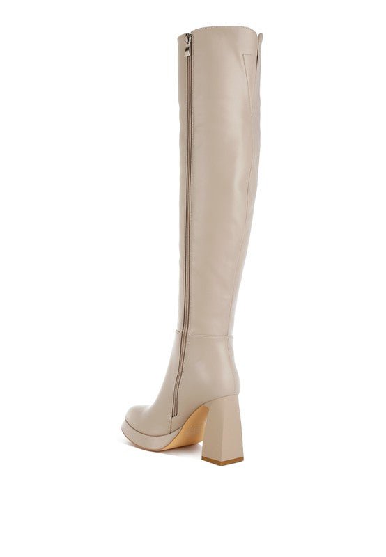 Rag Company - Nenana Faux Leather Knee-High Boots