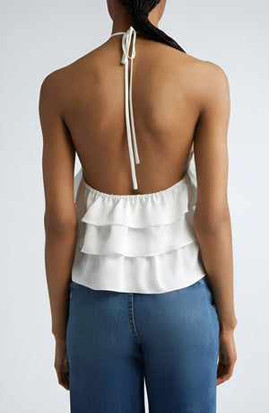 Ramy Brook- Minnie Ruffle Halter Top (Final Sale) - Encompass Boutique