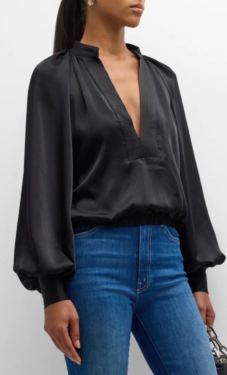 Ramy Brook - Nevada Deep V-Neck Blouse - Encompass Boutique