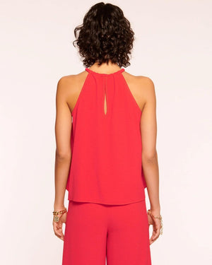 Ramy Brook - Ola Ruffle High Neck Tank Top (Final Sale) - Encompass Boutique