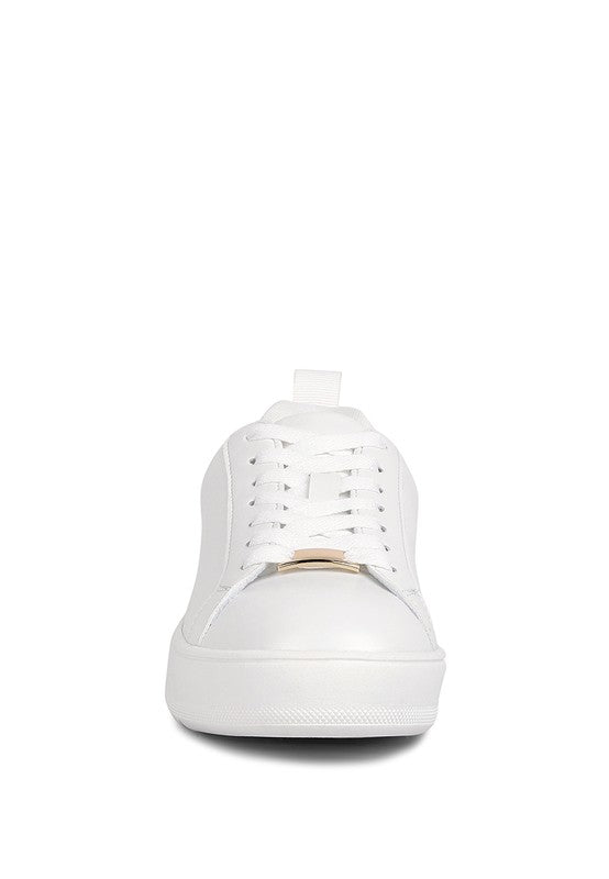 Rouxy Faux Leather Sneakers - Encompass Boutique