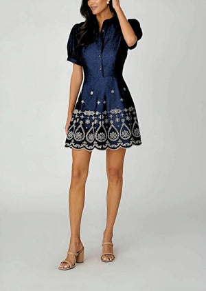 Shoshanna - Ellena Denim Dress - Encompass Boutique