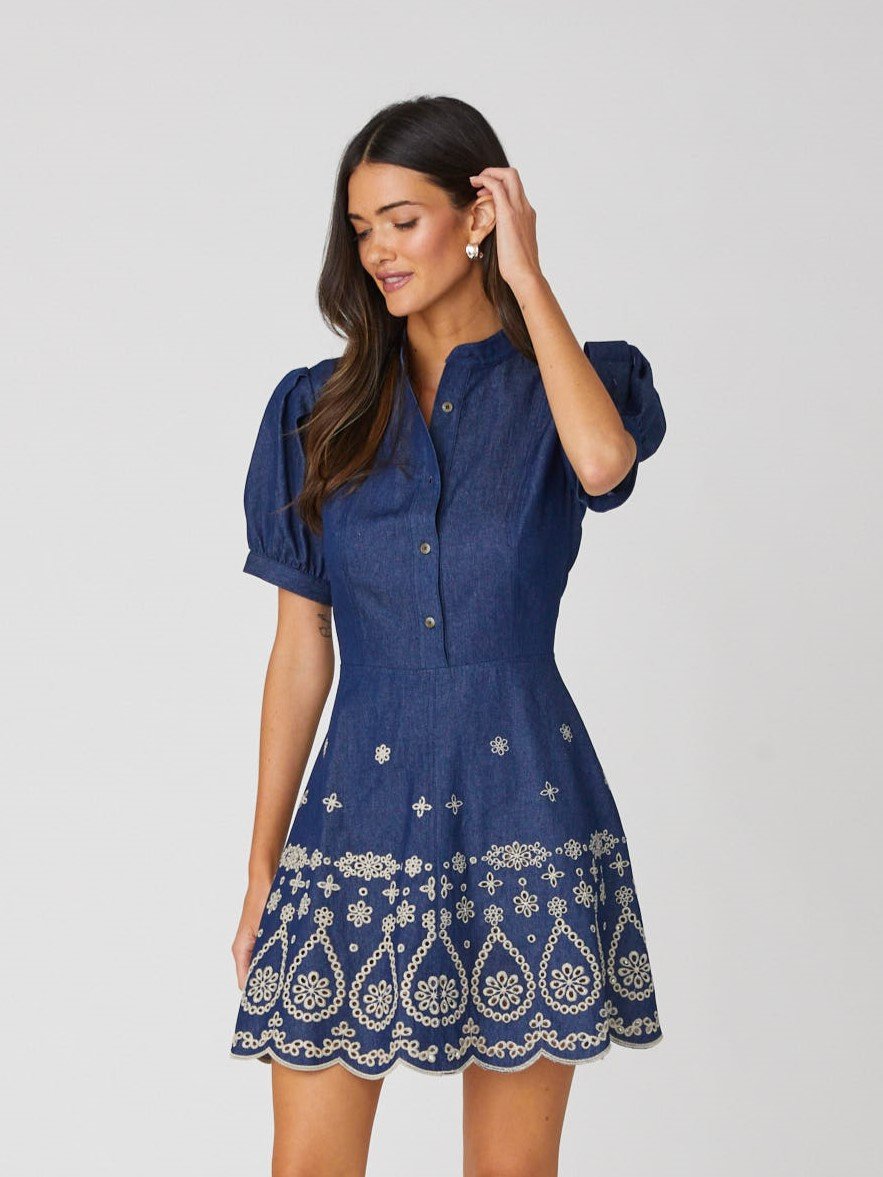 Shoshanna - Ellena Denim Dress - Encompass Boutique