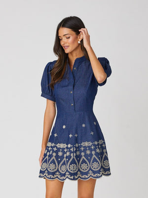 Shoshanna - Ellena Denim Dress - Encompass Boutique