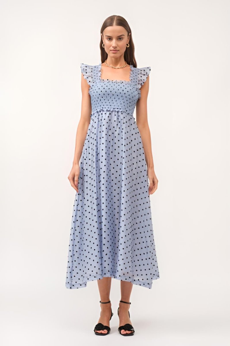 Sophie The Label - Jacquelyn Blue Midi Dress - Encompass Boutique