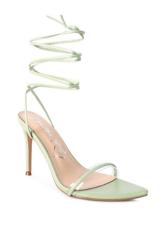 Sphynx High Heel Lace Up Sandals - Encompass Boutique