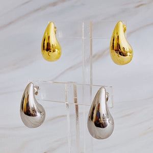 Ellison and Young - Statement Hollow Teardrop Stud Earrings