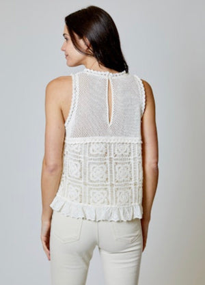 Design History - Crochet Tank Top (Final Sale) - Encompass Boutique