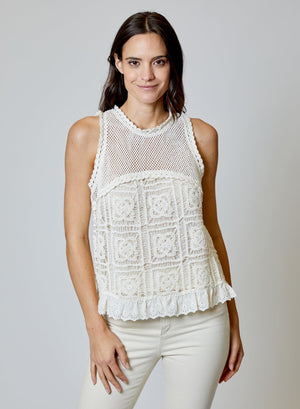 Design History - Crochet Tank Top (Final Sale) - Encompass Boutique