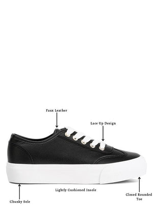 Zenda Chunky Flatform Sneakers - Encompass Boutique